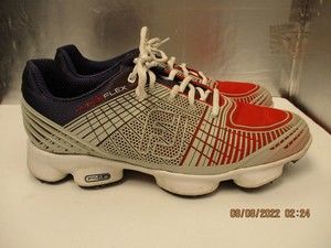 FootJoy Hyperflex II 51033 Mens Red Gray Blue Soft Cleat Golf Shoes 9 M